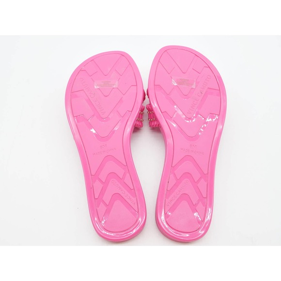 Vince Camuto Sandals Womens 8 Erindra Jelly Studded Slide Cross Strap Slip On - Picture 10 of 11